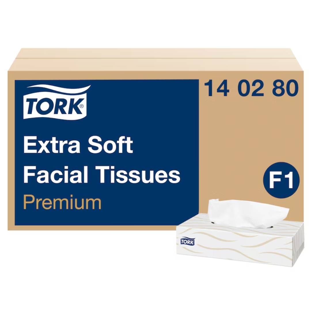 Tork Premium майлықтары, 2 қабатты, 100 дана, өлшемі 21*19 см, картон бокста, ақ / Қағаз майлықтар №3
