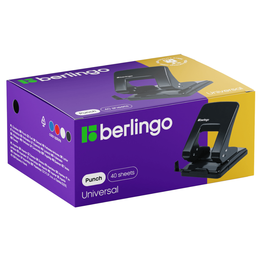 Дырокол Berlingo "Universal", захват 40 листов, металлический, серый / Дыроколы до 300 листов №2 oe.kz Дырокол Berlingo "Universal", захват 40 листов, металлический, серый / Дыроколы до 300 листов №2