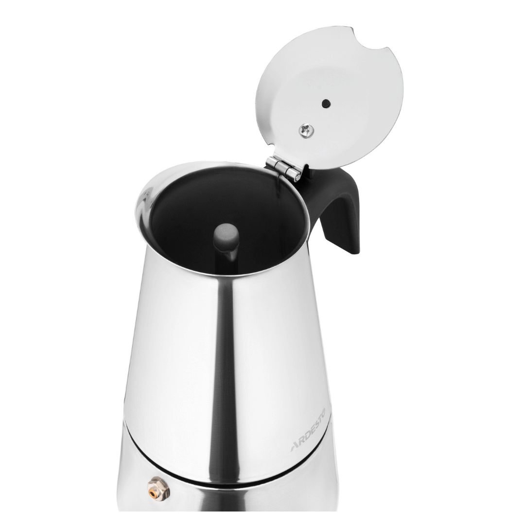 Кофеқайнатқыш Centek CT-1145, тамшылы, 1,5 л, қара-күміс / Ас үй жабдықтары №4