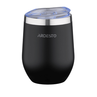 Термочашка Ardesto "Compact Mug", 350 мл, нержавеющая сталь, черный / Ас үй құрал-жабдықтары
