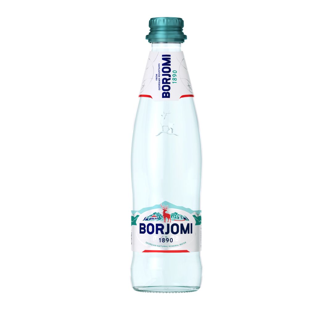 Вода минеральная "Borjomi", 0,33 л., стеклянная бутылка / Ауыз су oe.kz Вода минеральная "Borjomi", 0,33 л., стеклянная бутылка / Ауыз су