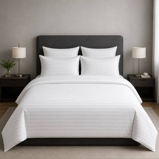 Комплект постельного белья "Эконом", 1,5 спальный, полисатин, 160*220 см, белый / Текстильная продукция	