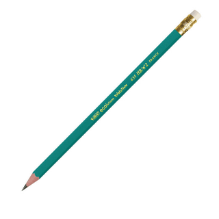 Карандаш чернографитный Bic "Evolution" HB, пластик, заточенный с ластиком, цена за штуку / Карандаши чернографитные