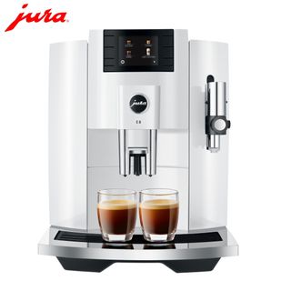 Кофемашина автоматическая Jura Е8 Piano White EB, зерновой и молотый, белая / Оборудование для кухни oe.kz Кофемашина автоматическая Jura Е8 Piano White EB, зерновой и молотый, белая / Оборудование для кухни