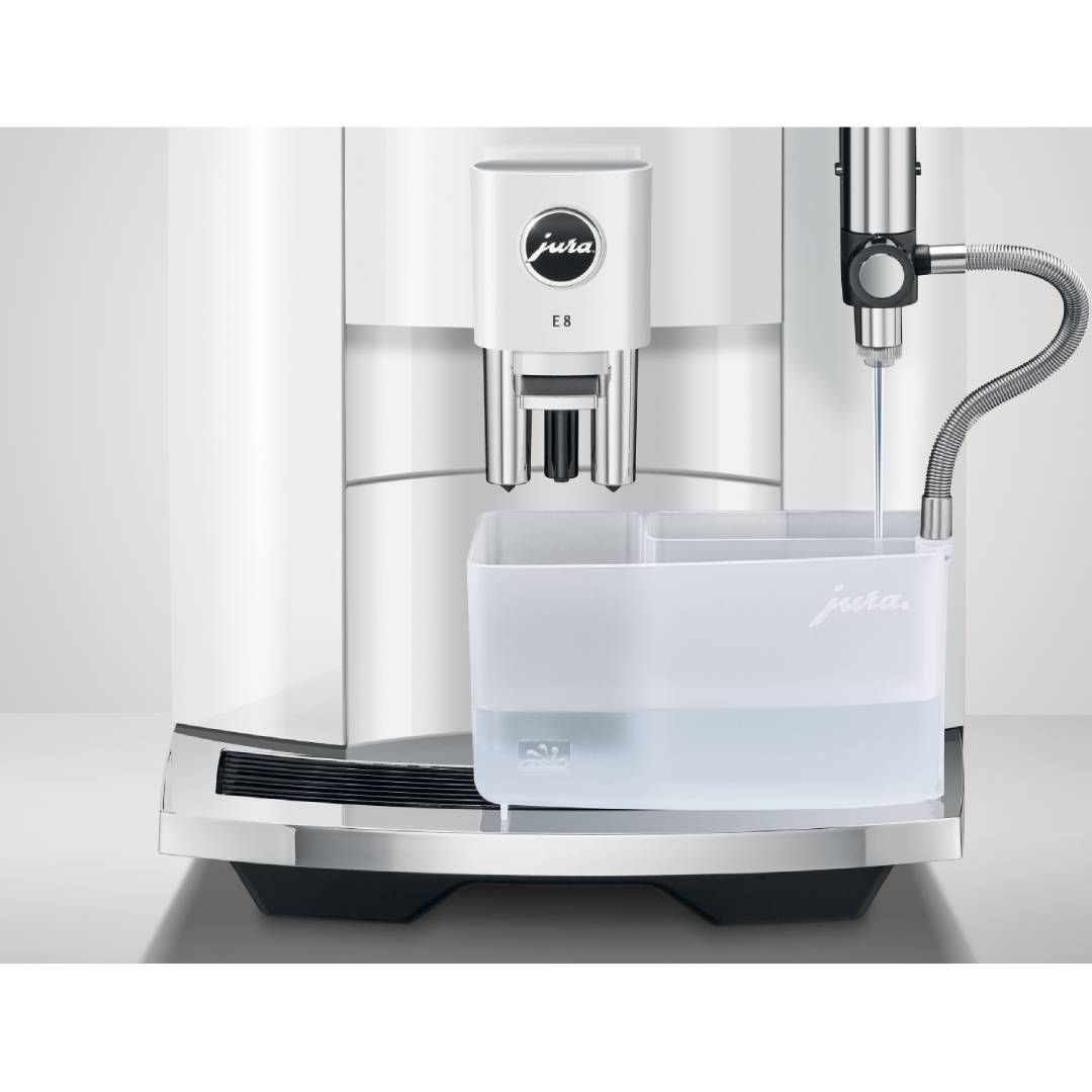 Кофемашина автоматическая Jura Е8 Piano White EB, зерновой и молотый, белая / Оборудование для кухни №6 oe.kz Кофемашина автоматическая Jura Е8 Piano White EB, зерновой и молотый, белая / Оборудование для кухни №6
