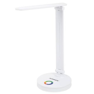Үстел жарықшамы Sonnen RG-001, тірекпен, пластикалық корпус, LED, ақ / Үстел шамдары