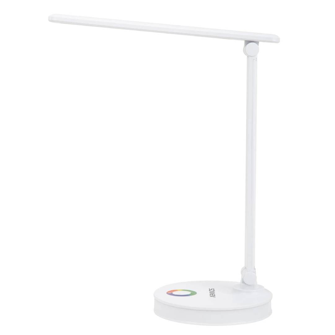Үстел жарықшамы Sonnen RG-001, тірекпен, пластикалық корпус, LED, ақ / Үстел шамдары №2