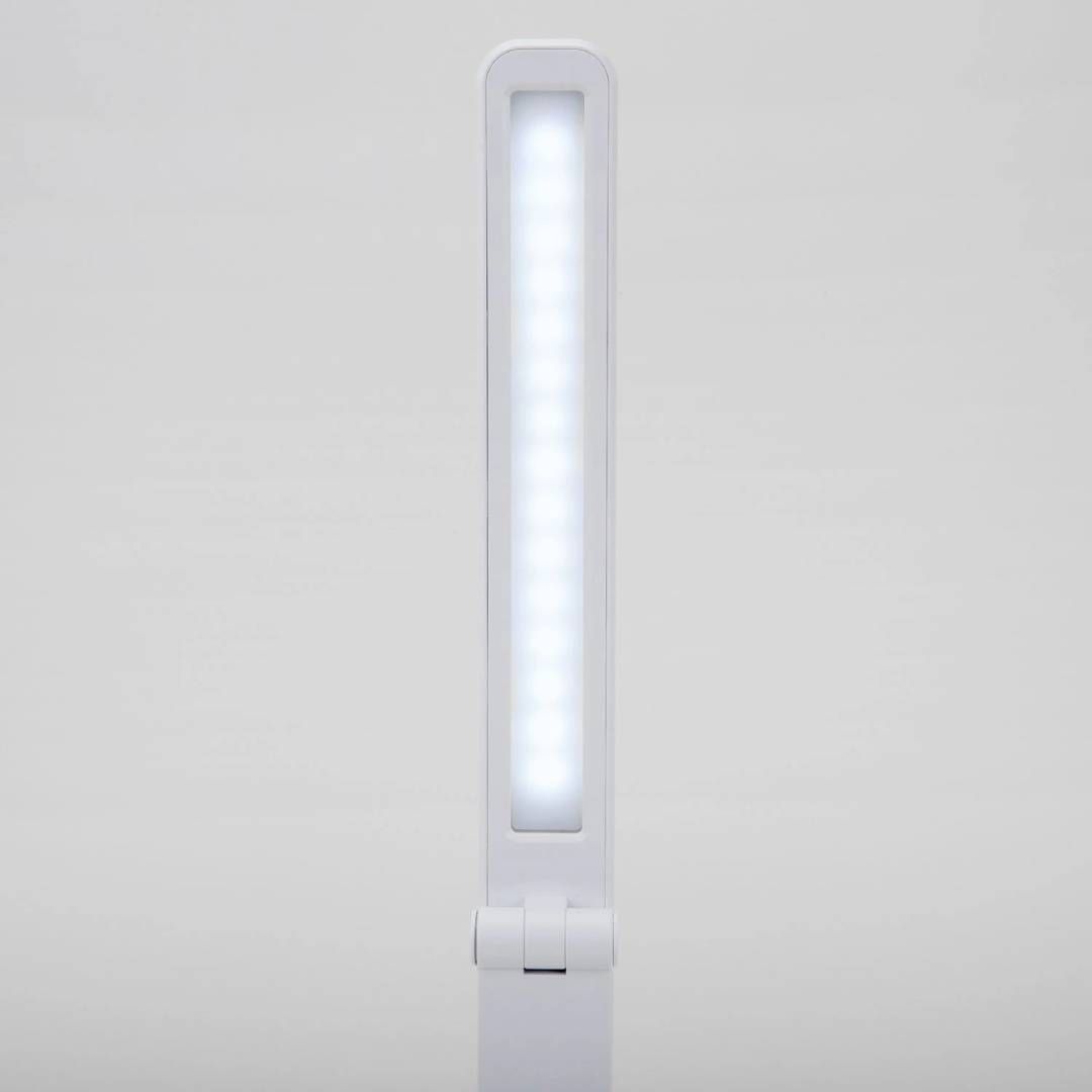 Үстел жарықшамы Sonnen RG-001, тірекпен, пластикалық корпус, LED, ақ / Үстел шамдары №6