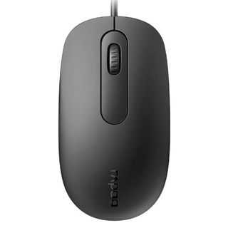 Мышь проводная оптическая Rapoo N200, 3 кнопки, 1600 dpi, USB, черная / Мыши проводные