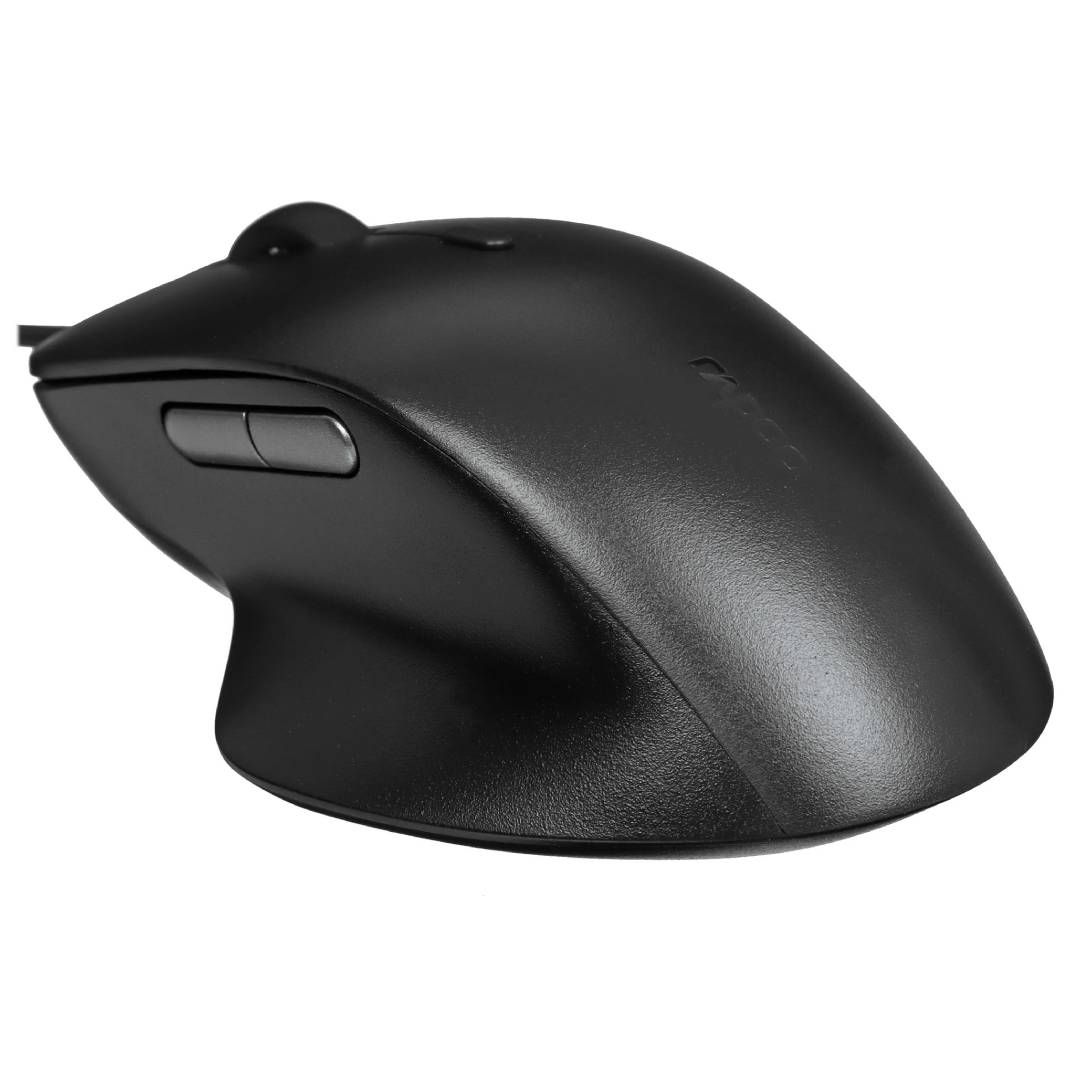 Мышь проводная оптическая Rapoo N500, 6 кнопок, 3600 dpi, USB, черная / Мыши проводные №5 oe.kz Мышь проводная оптическая Rapoo N500, 6 кнопок, 3600 dpi, USB, черная / Мыши проводные №5