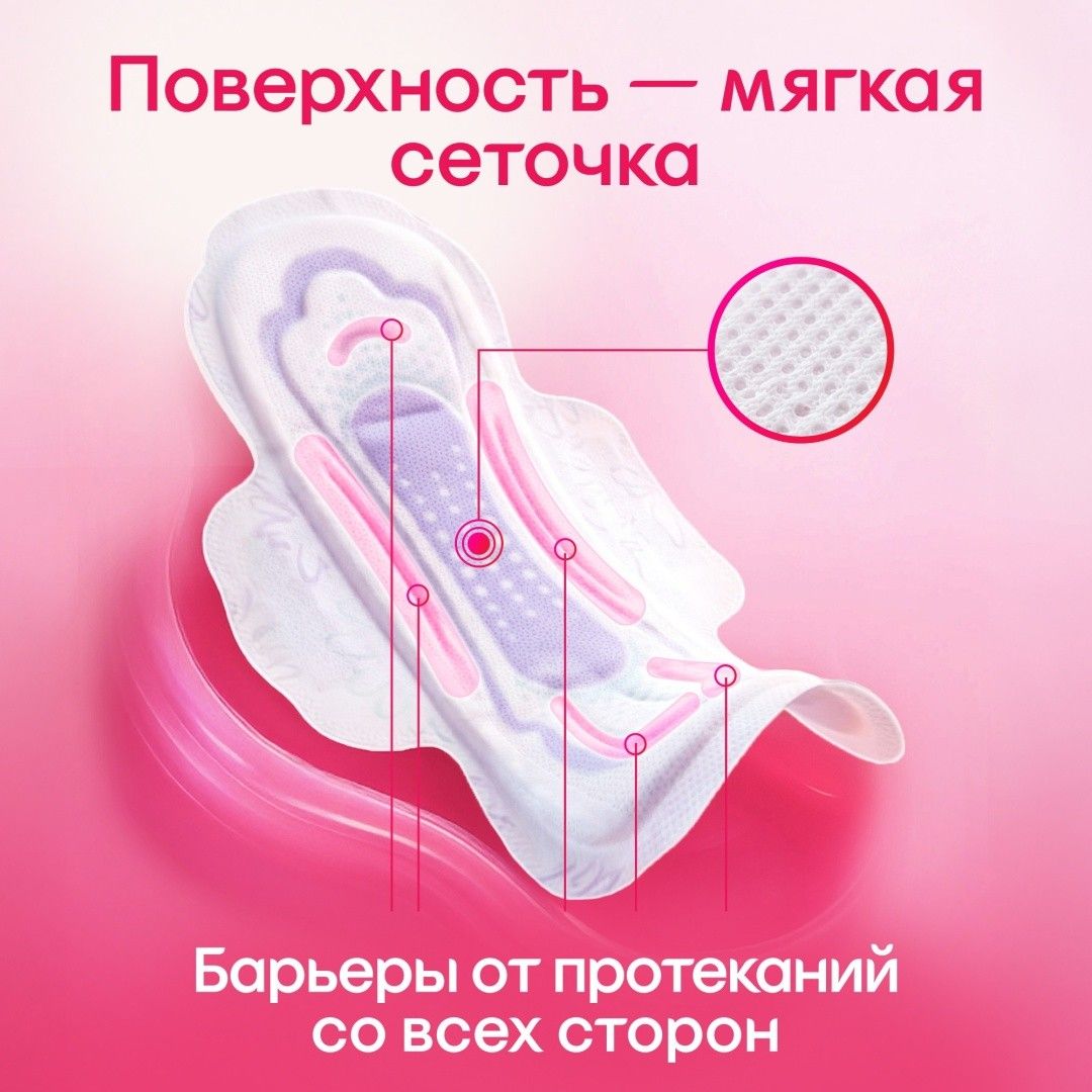 Kotex "Ultra Normal" гигиеналық төсемдері, күндізгі, 4 тамшы, 20 дана/қаптама / Женские гигиенические средства №3