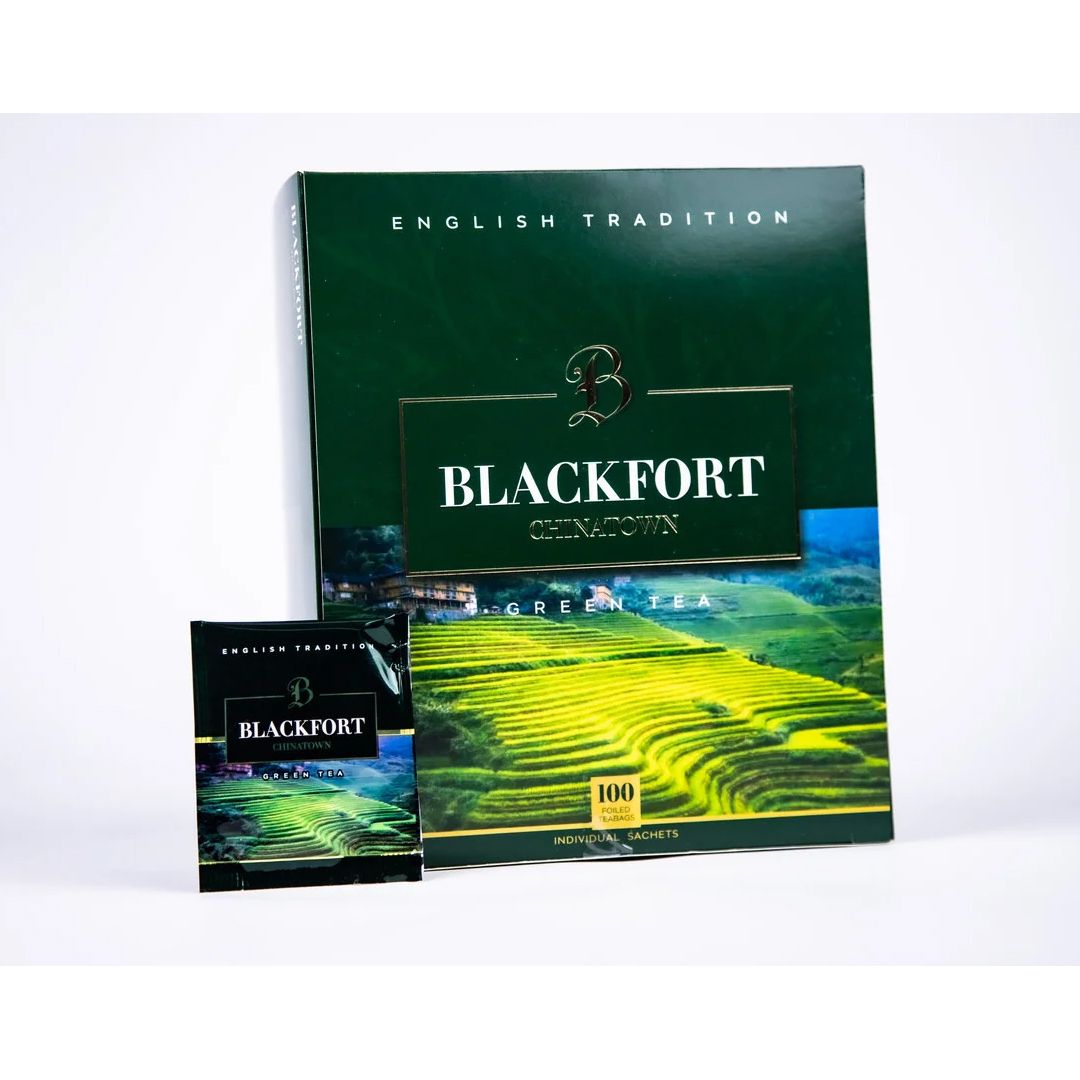 Чай Blackfort "Chinatown", зеленый, 100 пакетиков / Чай пакетированный №2