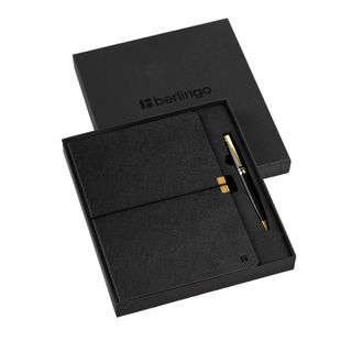 Күнтізбесіз күнделік Brauberg "Vista. Black", A5, 136 п, жасанды былғары / Күнтізбесіз күнделіктер