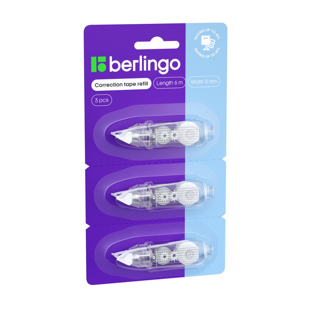 Корректирующая лента Berlingo, 5 мм, длина 6 м / Корректирующие ленты №2 oe.kz Корректирующая лента Berlingo, 5 мм, длина 6 м / Корректирующие ленты №2