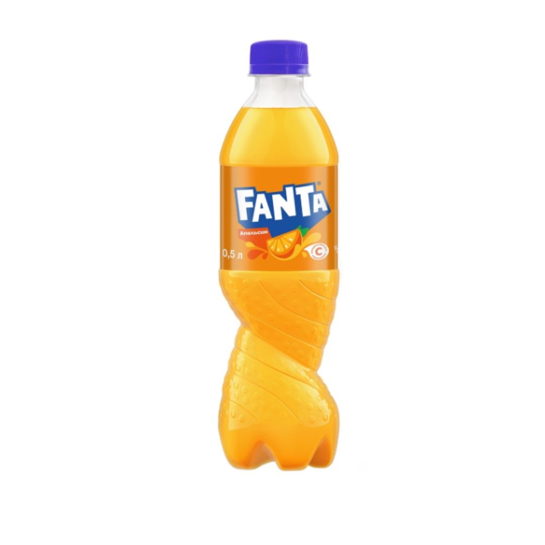 Напиток газированный Fanta "Апельсин", 0,5 л, пластиковая бутылка / Сусындар мен энергетиктер oe.kz Напиток газированный Fanta "Апельсин", 0,5 л, пластиковая бутылка / Сусындар мен энергетиктер
