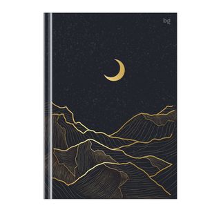 Бизнес-блокнот BG "Лунный свет", А5, 80 листов, в клетку, черный / Блокноты