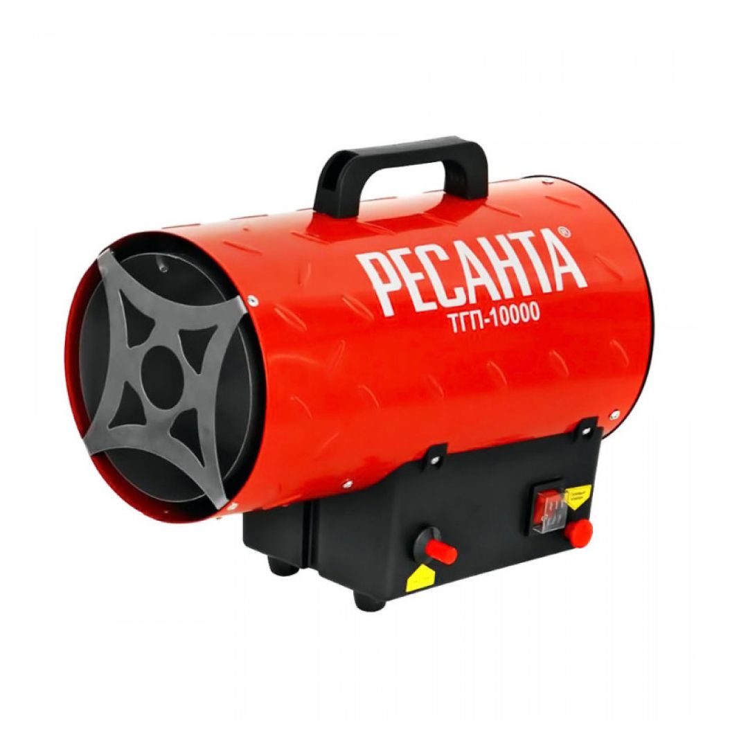 Тепловая пушка Ресанта ТГП-10000, газовая, 10 кВт, 100 м2, красная / Обогреватели oe.kz Тепловая пушка Ресанта ТГП-10000, газовая, 10 кВт, 100 м2, красная / Обогреватели