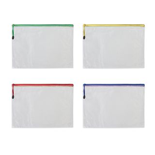 Папка-конверт Deli "Rio", А5 формат, 180 мкм, Zip-Lock, сетчатая, ассорти / Папки-конверты на молнии oe.kz Папка-конверт Deli "Rio", А5 формат, 180 мкм, Zip-Lock, сетчатая, ассорти / Папки-конверты на молнии