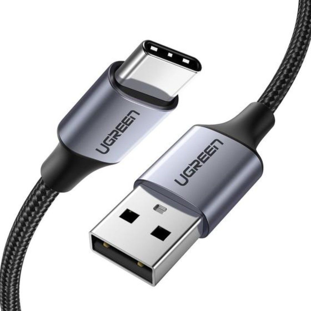 Интерфейсный кабель Ugreen US288 (60126), USB-A — Type-C, 18 Вт, 1 м, черный / Зарядные устройства, кабели №2 oe.kz Интерфейсный кабель Ugreen US288 (60126), USB-A — Type-C, 18 Вт, 1 м, черный / Зарядные устройства, кабели №2