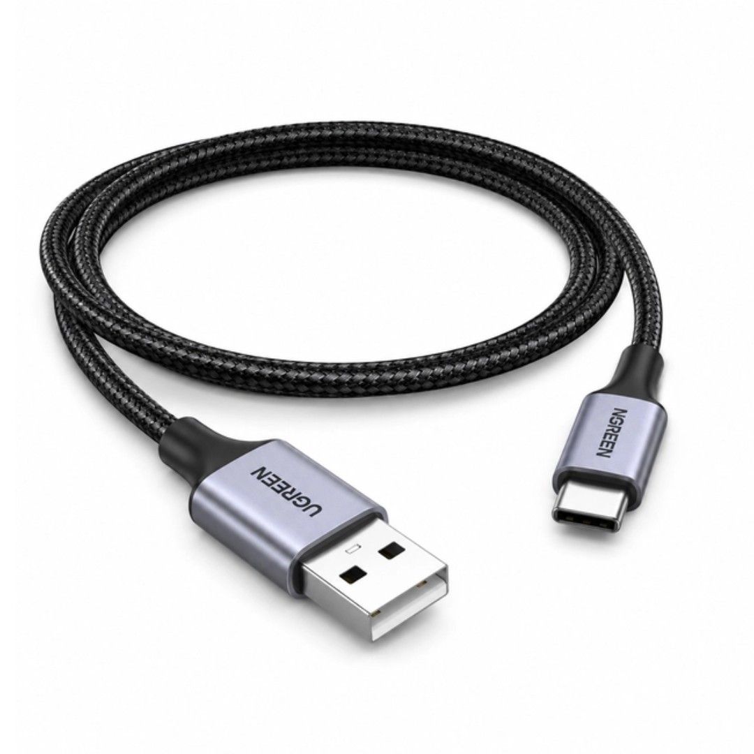 Интерфейсный кабель Ugreen US288 (60126), USB-A — Type-C, 18 Вт, 1 м, черный / Зарядные устройства, кабели №3 oe.kz Интерфейсный кабель Ugreen US288 (60126), USB-A — Type-C, 18 Вт, 1 м, черный / Зарядные устройства, кабели №3