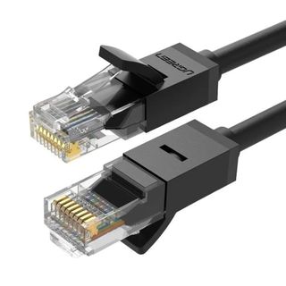 Патч-корд Ugreen NW102 (20160) , экранированный, категория - 6, U/UTP, RJ-45, 2 м, черный / Сетевые кабеля oe.kz Патч-корд Ugreen NW102 (20160) , экранированный, категория - 6, U/UTP, RJ-45, 2 м, черный / Сетевые кабеля