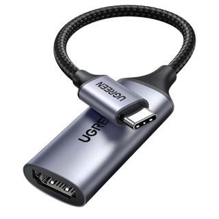 Сетевой адаптер-переходник Ugreen CM297 (70444), Type-C — HDMI, 4K, серый / Интерфейсные кабели