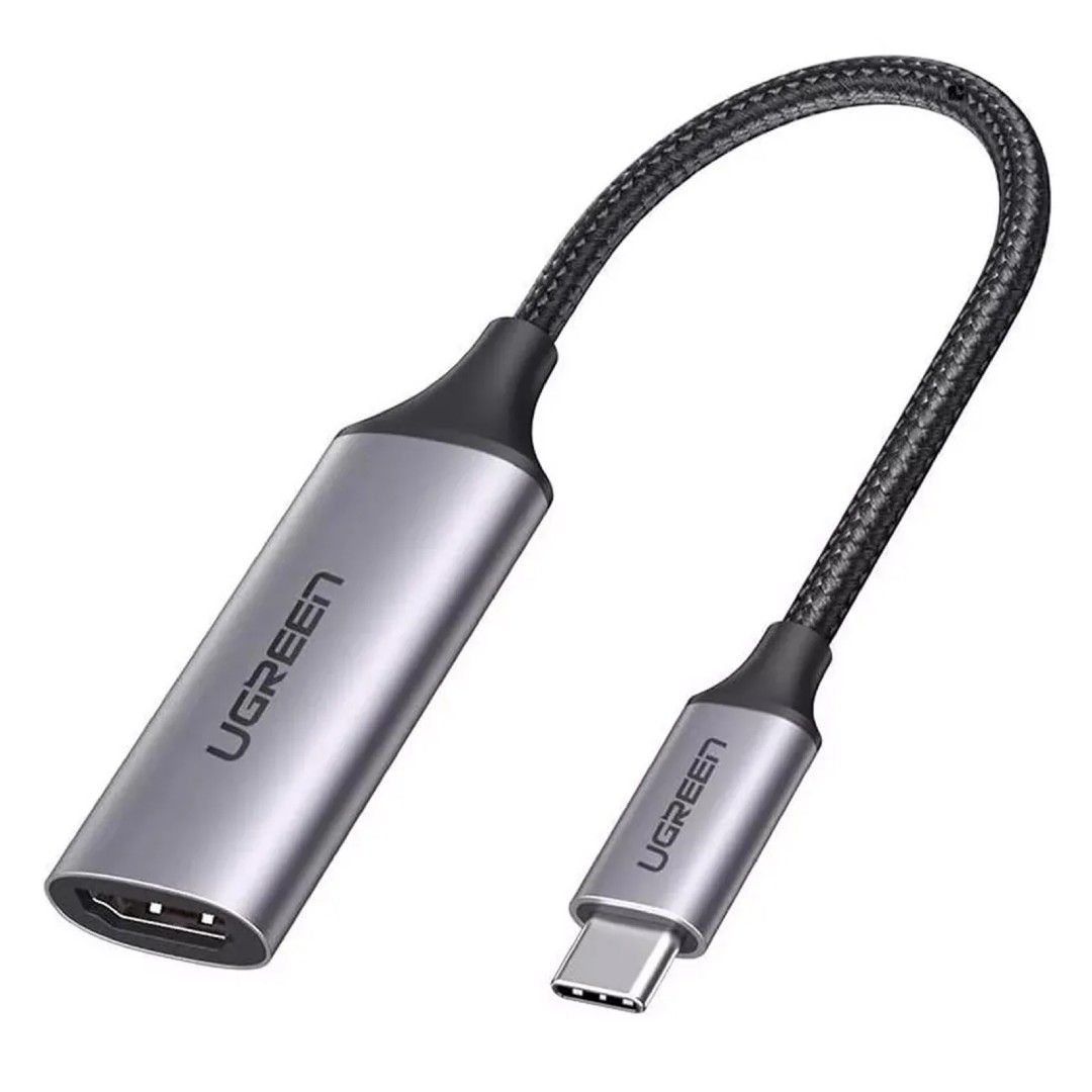 Сетевой адаптер-переходник Ugreen CM297 (70444), Type-C — HDMI, 4K, серый / Интерфейсные кабели №2 oe.kz Сетевой адаптер-переходник Ugreen CM297 (70444), Type-C — HDMI, 4K, серый / Интерфейсные кабели №2